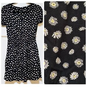 Chic Black Floral Mini Dress